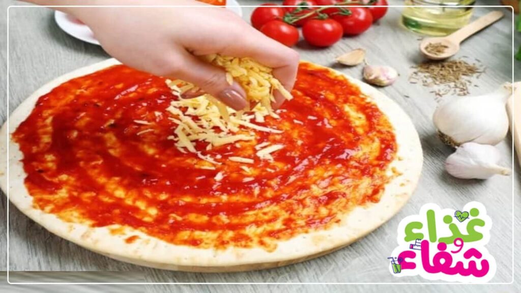طريقة عمل البيتزا بالتونة نجلاء الشرشابي