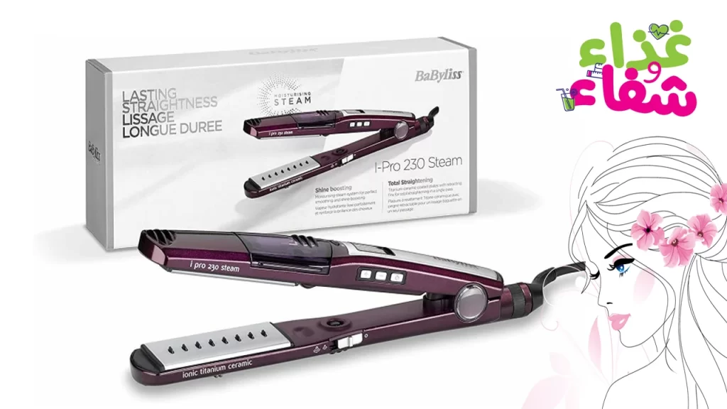 مكواة بيبي ليس بالبخار Babyliss 369 Hair Straightener